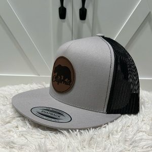 Flat bill SnapBack hat California Bear